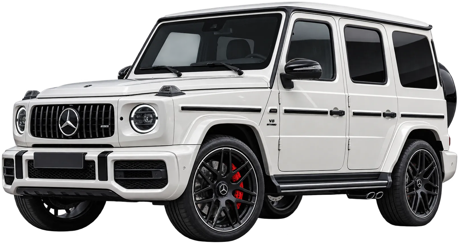 Mercedes G63 · with a driver